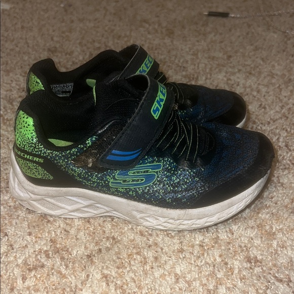 Skechers Boys Microspec II Athletic Sneaker - Picture 1 of 7
